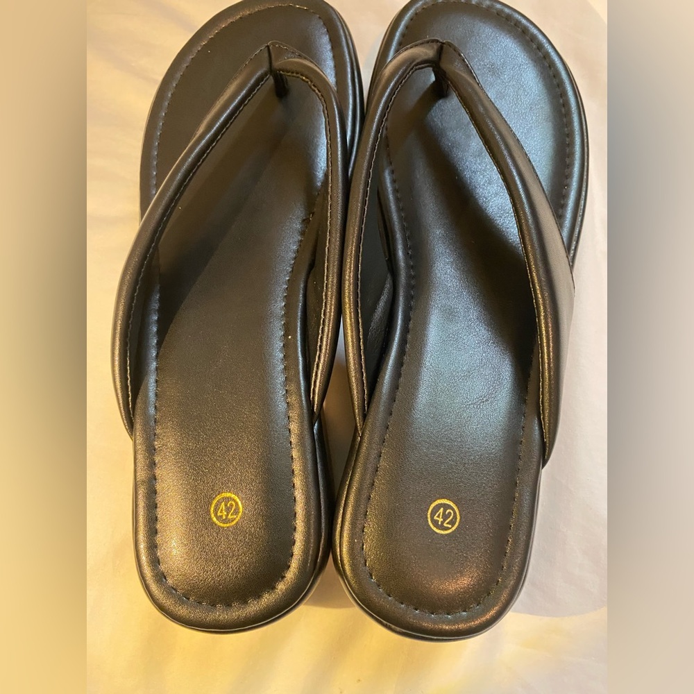 SHEIN Black Women's Sandals Size 42 - Picture 5 of 8